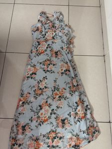 Floral Ruffle Maxi Dress