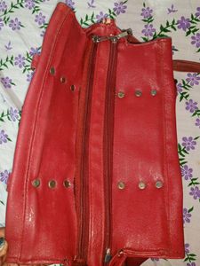 Maroon Used Purse
