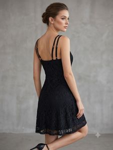 🖤Elegant Black Lace Dress