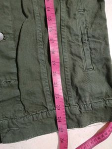 Men's Green Denim Jacket
