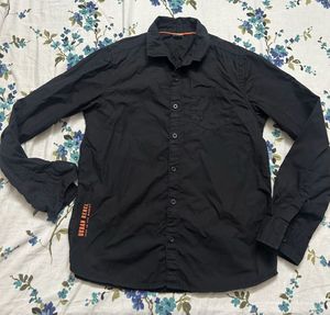 Urban Rebel Black Long Sleeve Shirt