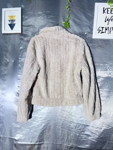 SHEIN Cozy Fuzzy Button-Up Jacket