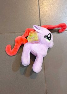 Cute Purple Plush Pony Toy