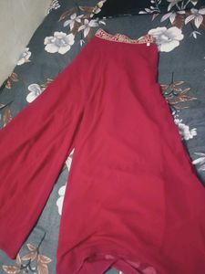 Stunning Embellished Ethnic Blouse plazzo