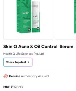 SkinQ Acne &amp; Oil Control Serum