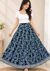 Combo: Printed Long Skirts (Set of 2)