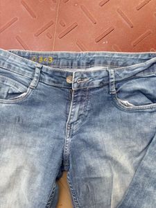 O303 Blue Denim Jeans/Rugged