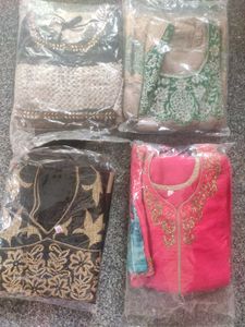 One Embroidered Salwar Kameez Sets
