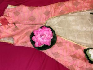 Elegant Pink Brocade Blouse