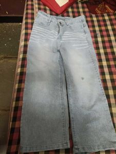 Stylish Grey Wide-Leg Jeans