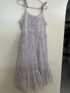 Floral Tiered Midi Dress