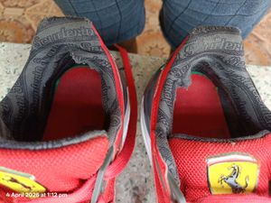 Ferrari Red Puma Sneakers