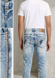 Stylish Acid Wash Jeans
