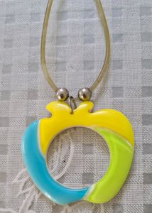 Vibrant apple shaped neckpiece &amp; danglers Set