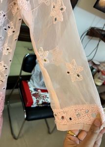Pink Dual Shade Mirror Kurta