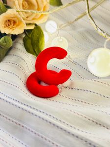 Red Stud Earrings