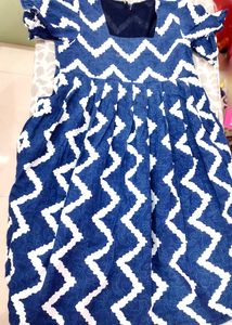 Pure Cotton Designer Frock