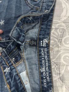 Cute Star Print Denim Shorts