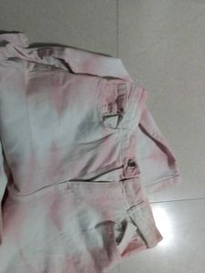 Pink Tie-Dye Jeans