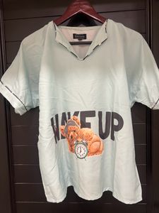 Cute Bear Graphic Sleep Shirt