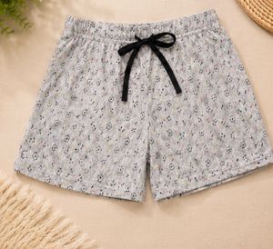 Cute Floral Print Sleep Shorts