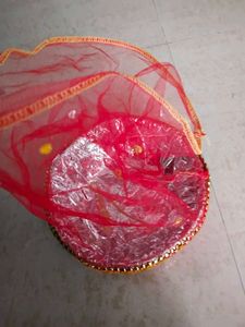 4 Decorative baskets for gifting or festive use.