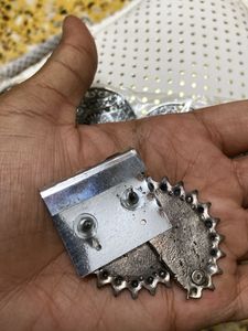 Oxidized Silver Tribal Earrings