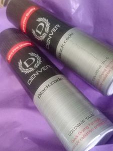 DENVER BLACK.CODE COLAGNE TALC 🧴🔝