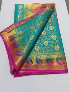 Beautiful Saree with Paisley Design