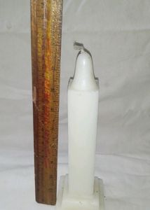 Diwali White Candle