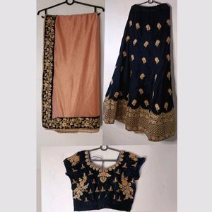 Velvet Lehnga Choli Price Drop