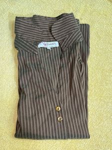 Striped Brown Shirt