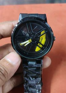 Stylish Black Metal Watch