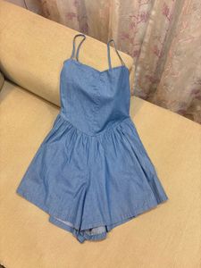 Denim Co-ord Playsuit Set