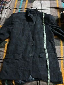 Stylish Plaid Blazer