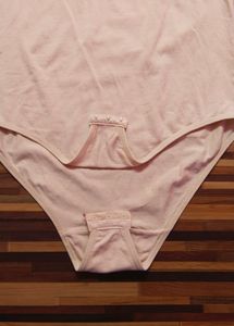 Peach High Neck Bodysuit - Size XL
