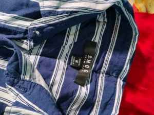 Men's Striped Button-Down Shirt