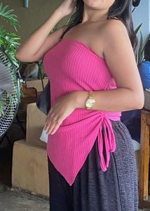 Combo Of Blue Shirt/ White Pant/ Pink Top