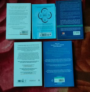 (HUGE PRICEDROP) Combo Of 5 New Self Help Books
