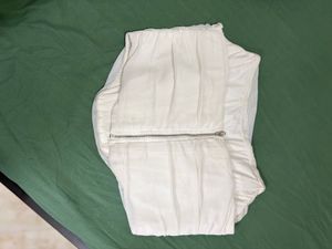 White Ruched Bandeau Top