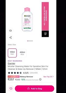Garnier Micellar Cleansing Water (3 Pack)