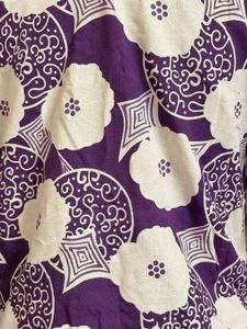 Purple Floral Print Kurta