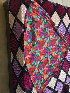 Floral Print Ethnic Skirt