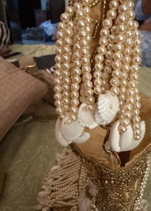 Embellished Potli Bag with Shells