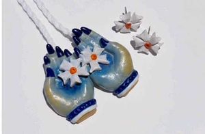 Unique Hand Pendant &amp; Earrings Set