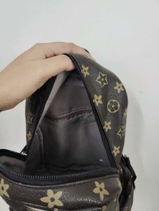 Chic Da Milano Monogram Mini Backpack