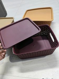 Brand New Multipurpose Storage Basket With Lid