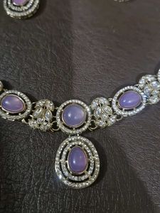 Elegant Pearl &amp; Stone Jewelry Set
