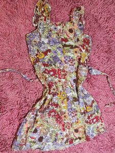 Floral Print Mini Dress