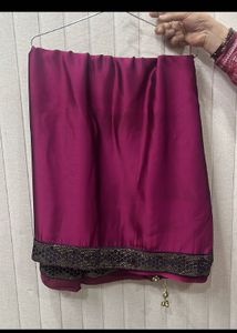 Elegant Magenta Saree